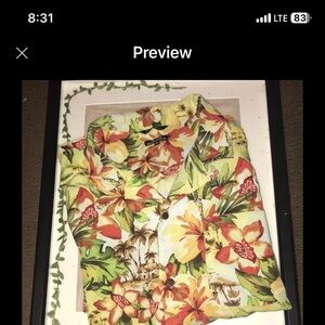 Beautiful Hawaiian getaway button up shirt for men